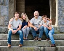 Heidi LeFrancois, M.S. with her Family